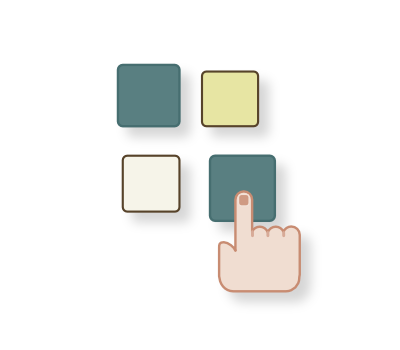 Ikona - Čtverce jako moduly